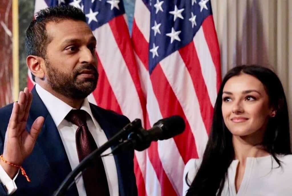 Kash Patel, Alexis Wilkins; Photo Courtesy Alexia Wilkins Instagram