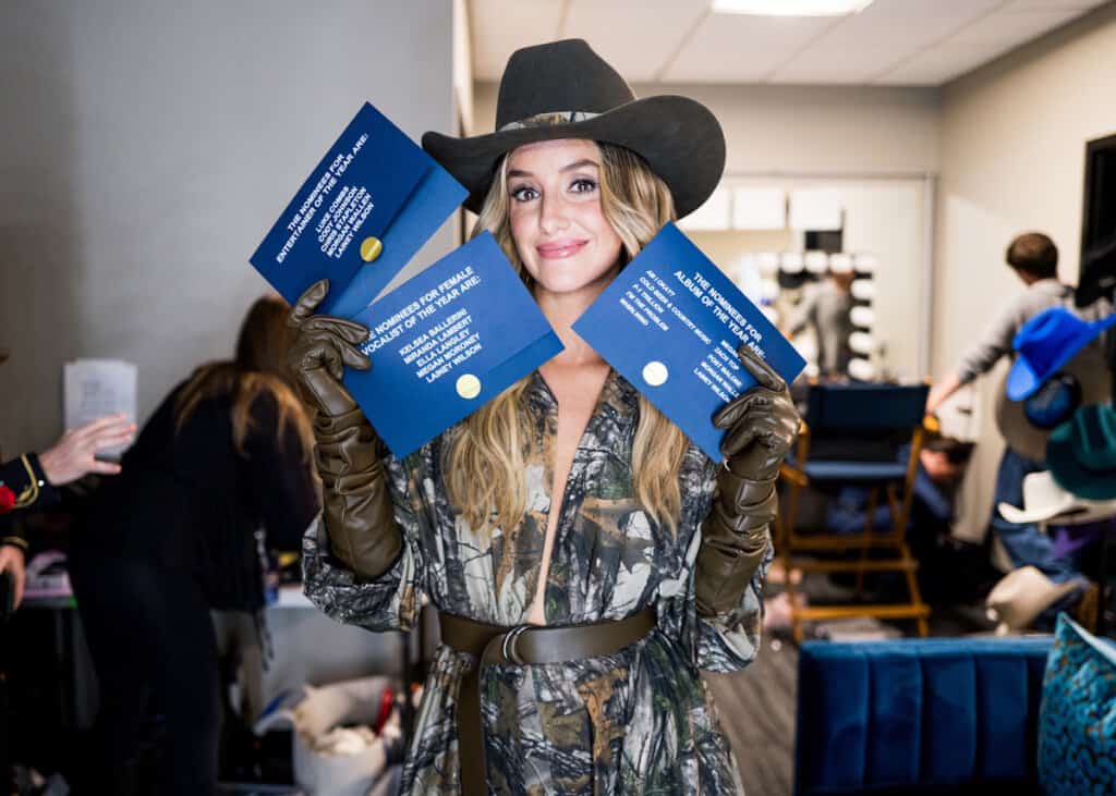 Lainey Wilson attends the 59th Annual Country Music Association Awards at Bridgestone Arena on November 19, 2025 in Nashville, Tennessee; Photo by John Shearer/Getty Images for CMA