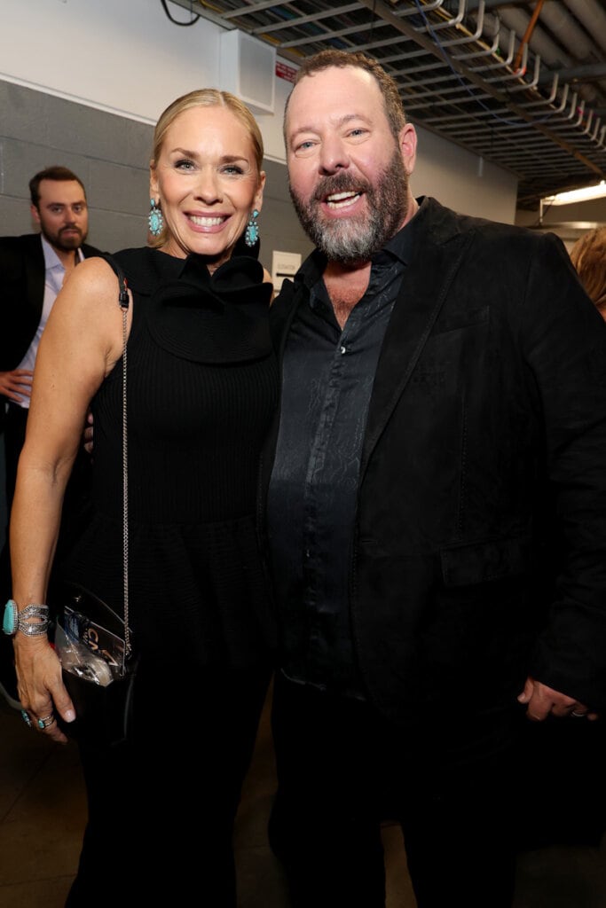 Leanne Morgan and Bert Kreischer attend the 59th Annual Country Music Association Awards at Bridgestone Arena on November 19, 2025 in Nashville, Tennessee; Photo by Kevin Mazur/Getty Images for CMA