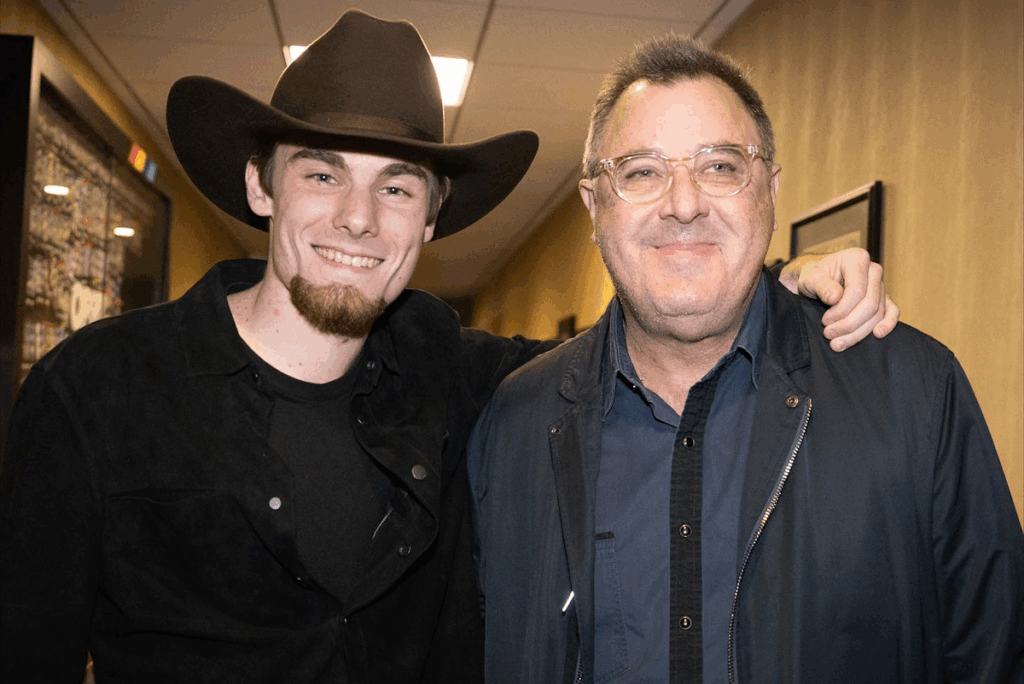 Preston Cooper, Vince Gill; Photo Courtesy Preston Cooper