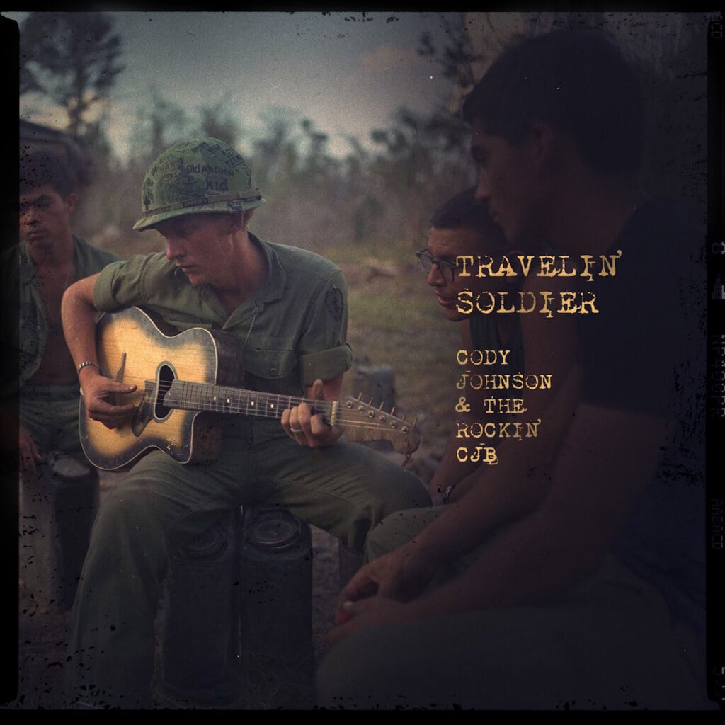 Travelin' Soldier Cover; Library of Congress photo, art design by Madelyn Ormond