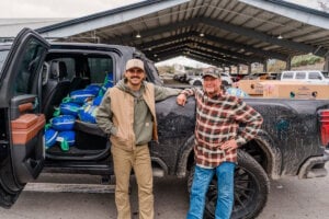 Tucker Wetmore, Tracy Lawrence; Photo by Dylan McGraw