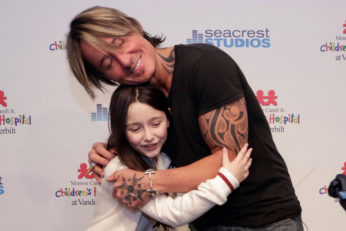 Keith Urban; Photos by Donn Jones/Vanderbilt University Medical Center