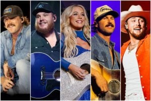 Morgan Wallen, Luke Combs, Megan Moroney, Riley Green, Bailey Zimmerman; Photos Provided