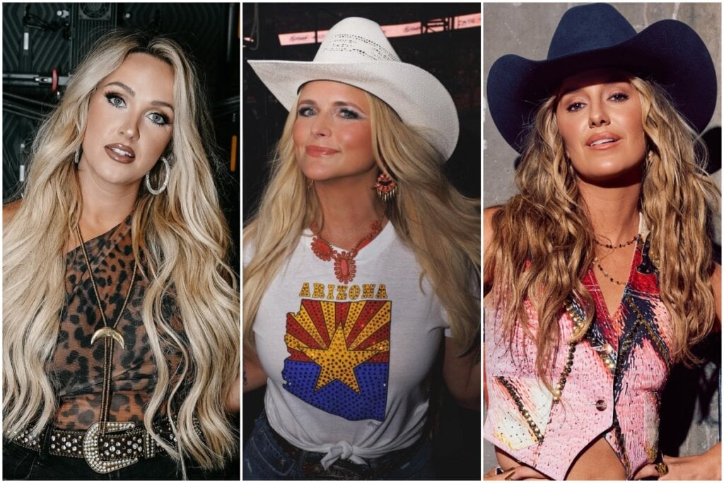 Priscilla Block, Miranda Lambert, Lainey Wilson; Photos Provided