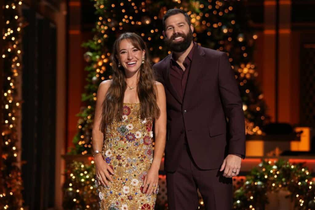 Jordan Davis, Lauren Daigle; Photo by Josh Brasted/CMA