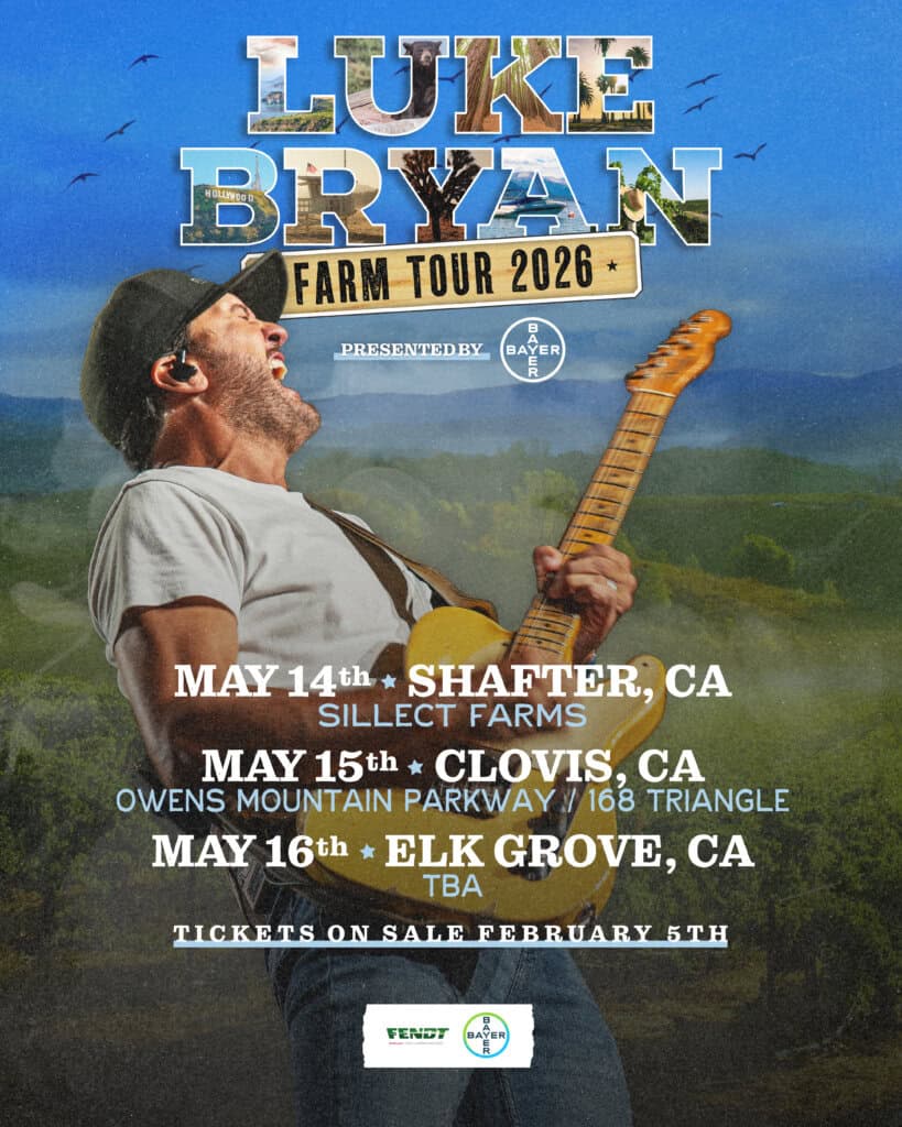 Luke Bryan Farm Tour 2026 West Coast Dates