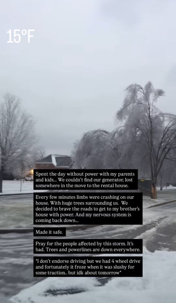 Kailey Dickerson Instagram Story