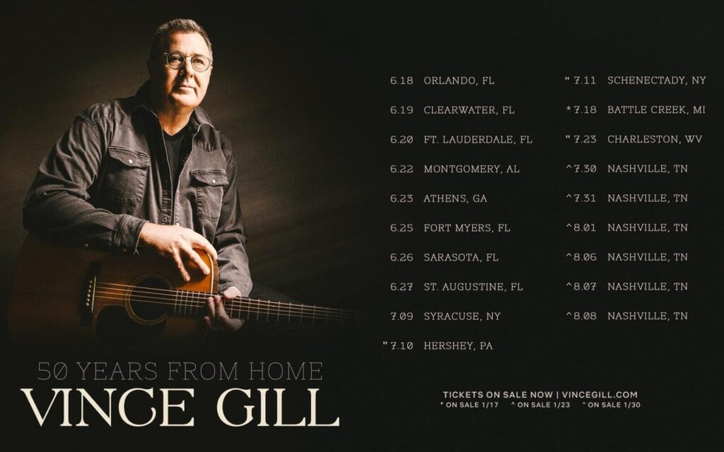 Vince Gill Celebrates 50 Years of Music With New EP and Tour ...