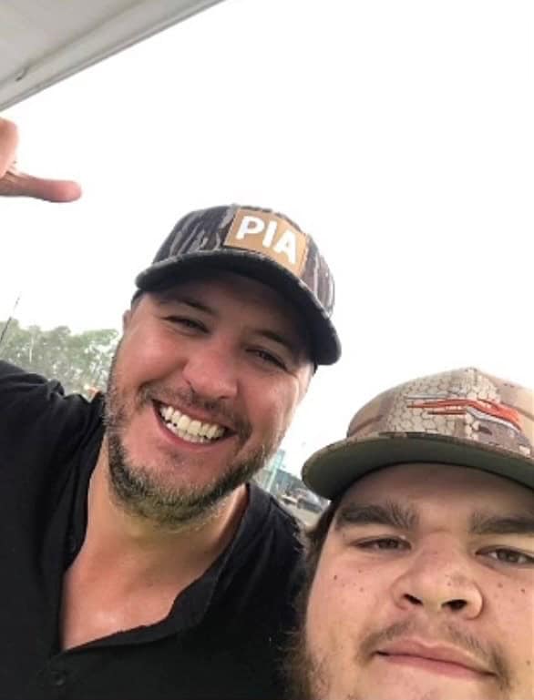 Luke Bryan with Shane Profitt; Photo Provided 