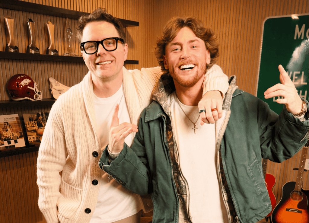 Bobby Bones, Bailey Zimmerman; Photo by Brandon Ray 