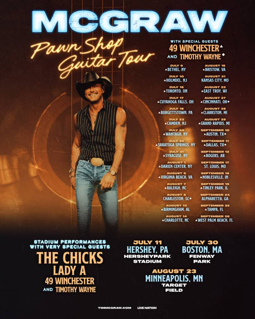 Tim McGraw - Pawn Shop Guitar Tour
