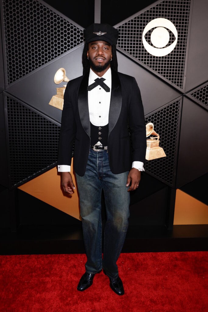 Shaboozey at The 68th Annual Grammy Awards, broadcasting live Sunday, February 1, 2026 on the CBS Television Network, and streaming live and on demand on Paramount+*.. Photo: Francis Specker/CBS ©2026 CBS Broadcasting, Inc. All Rights Reserved.