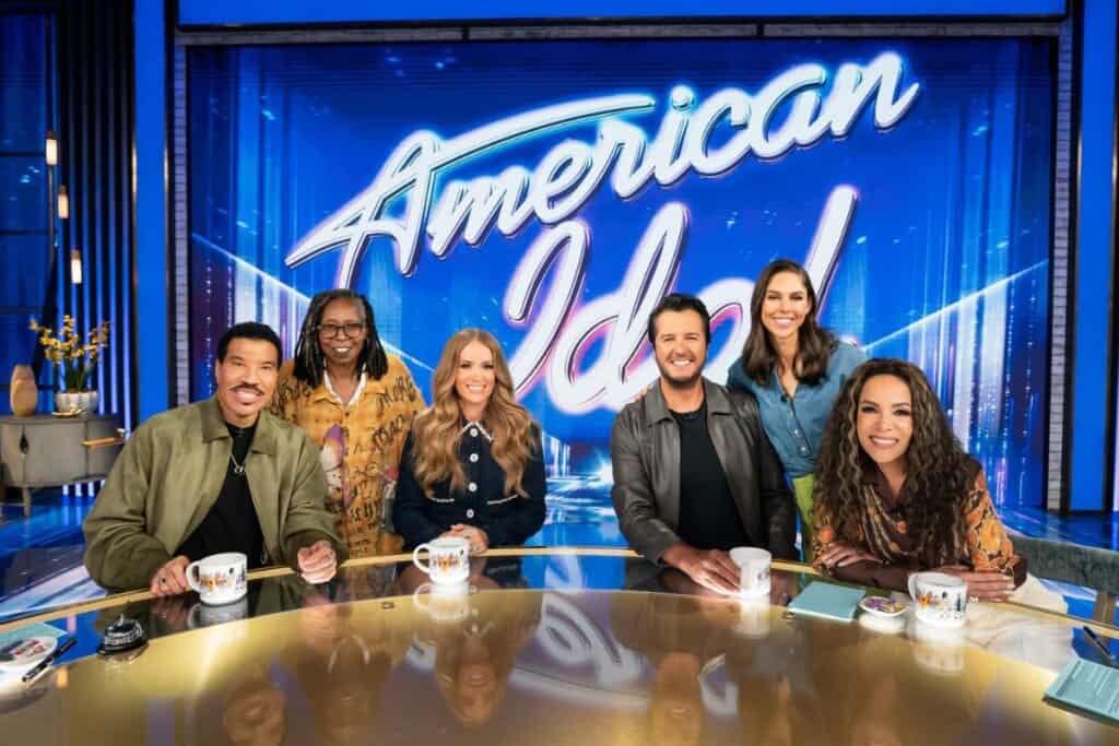 Lionel Richie, Carrie Underwood, Luke Bryan, Whoopi Goldberg, Sunny Hostin, Abby Huntsman; Photo Courtesy of The View