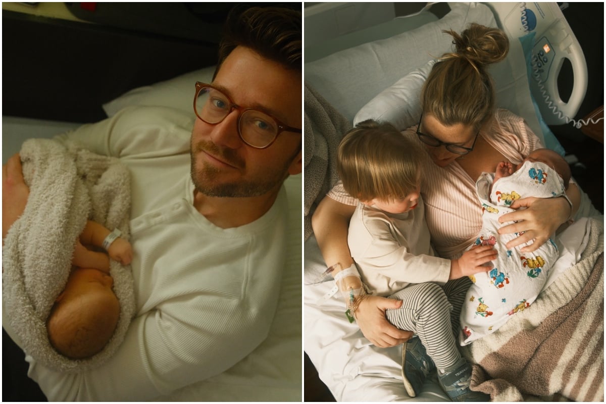 Adam Doleac with wife MacKinnon, son Jack and baby girl Madley ; Photos Courtesy of Adam Doleac