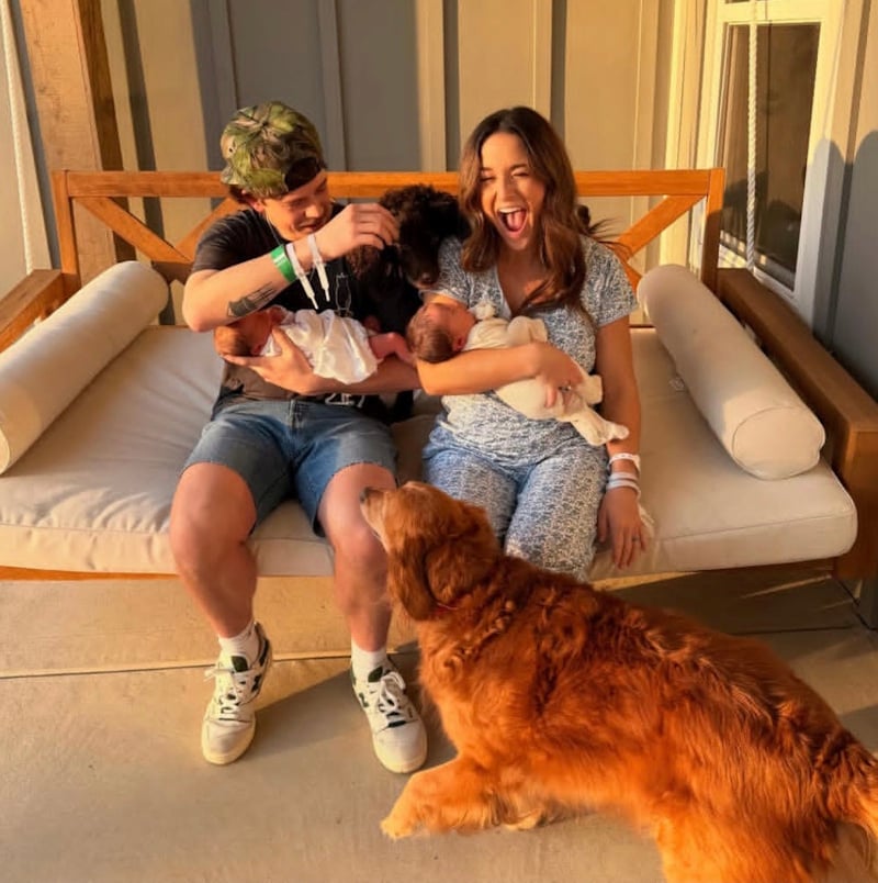 Dylan Marlowe and Wife Natalie Celebrate Arrival of Twin Boys, Case and Huck