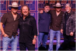 Jason Aldean with Travis Tritt and Alabama; Photos by Jeff Johnson
