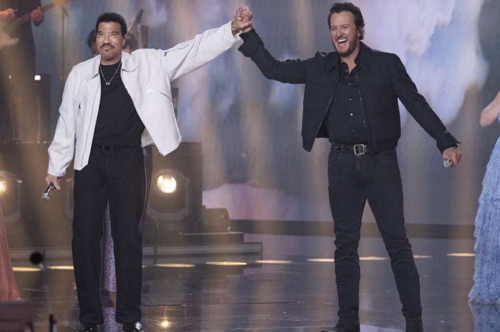 Lionel Richie, Luke Bryan; Photo by Disney/Eric McCandless
