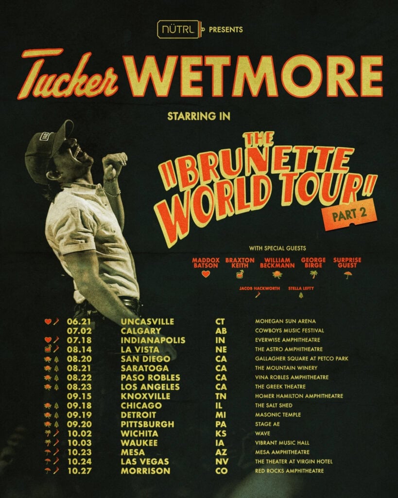 Tucker Wetmore Brunette World Tour