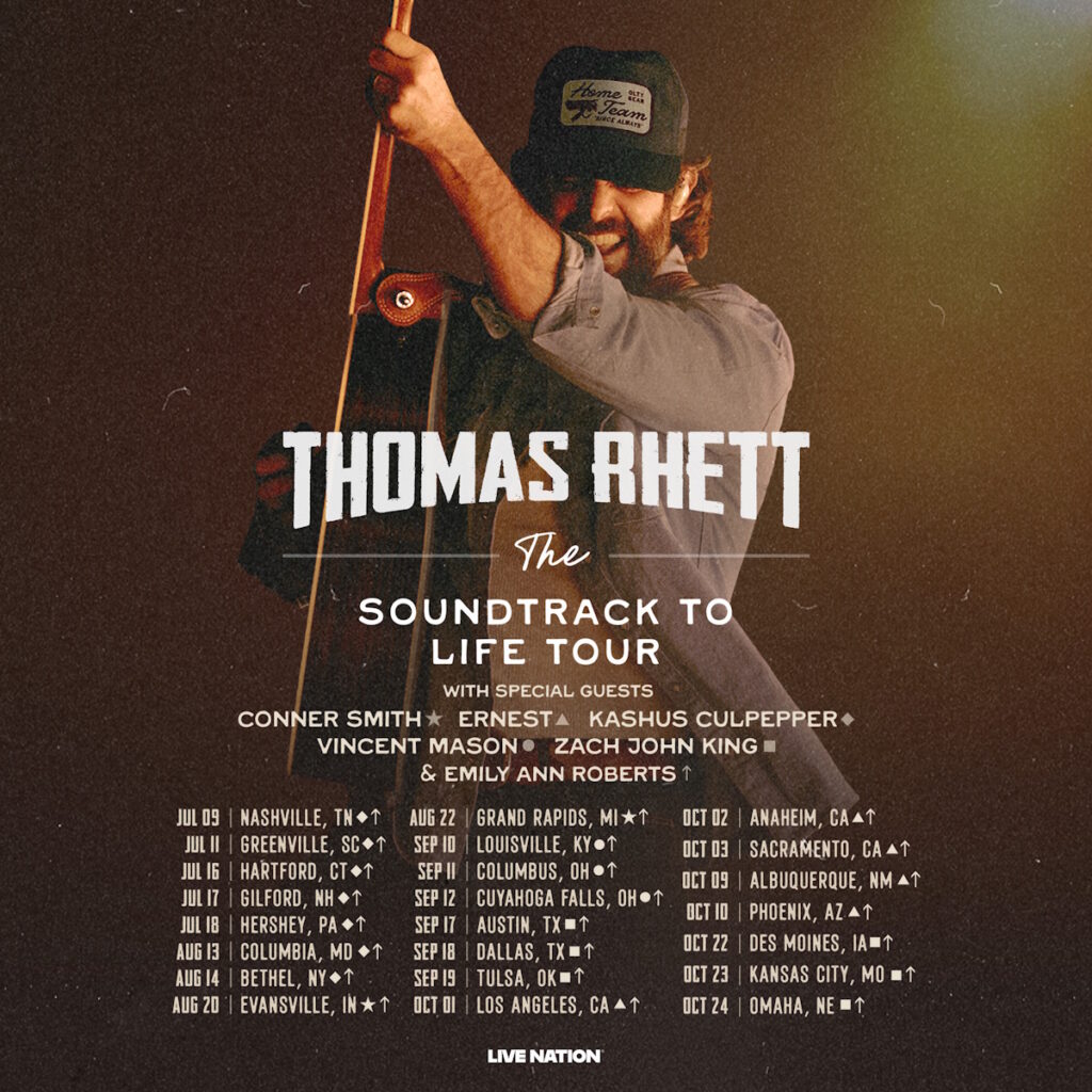 Thomas Rhett Surprises Fans With The Soundtrack To Life Tour Announcement