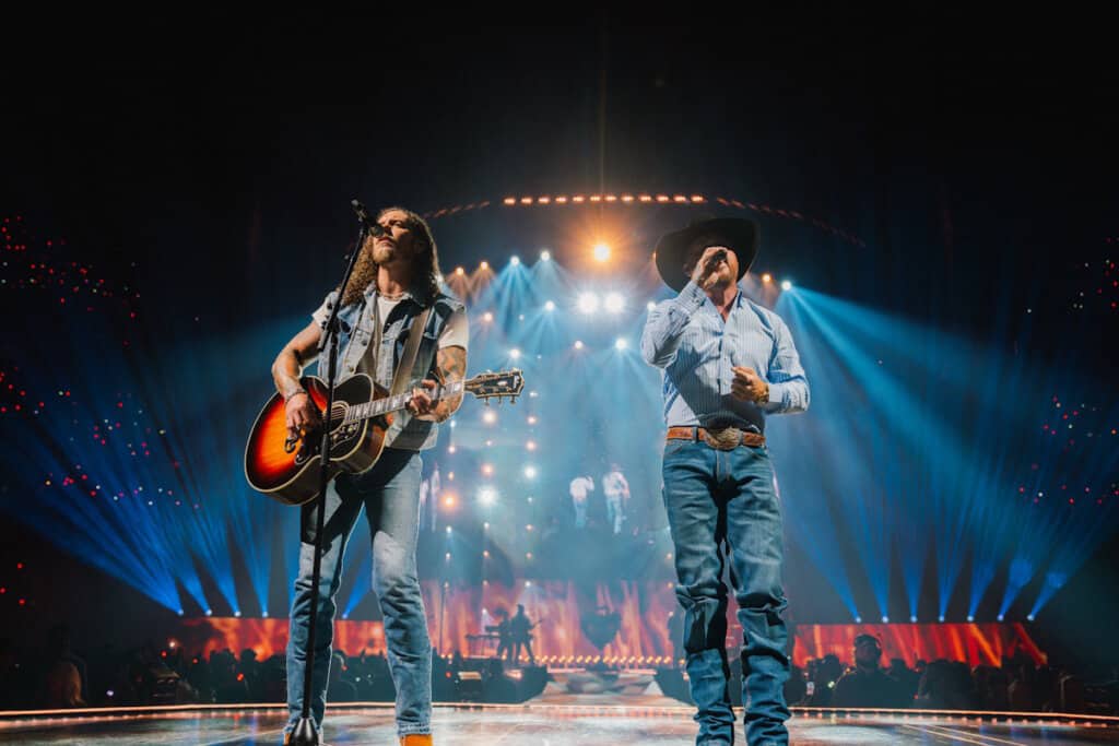 Brandon Lake, Cody Johnson; Photo by Tim Womble