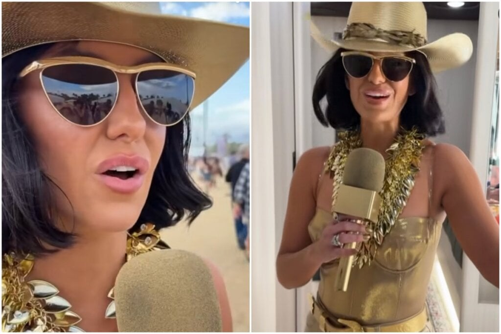 Lainey Wilson as "Britney West" at Stagecoach