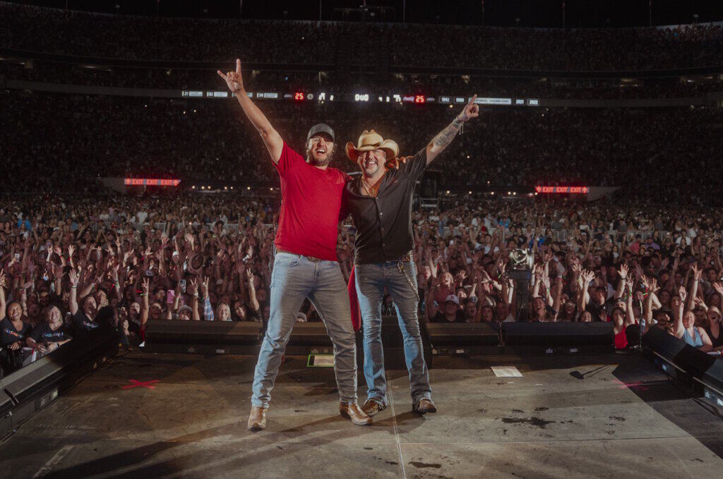 Luke Bryan, Jason Aldean; Photo by Cooper Smith