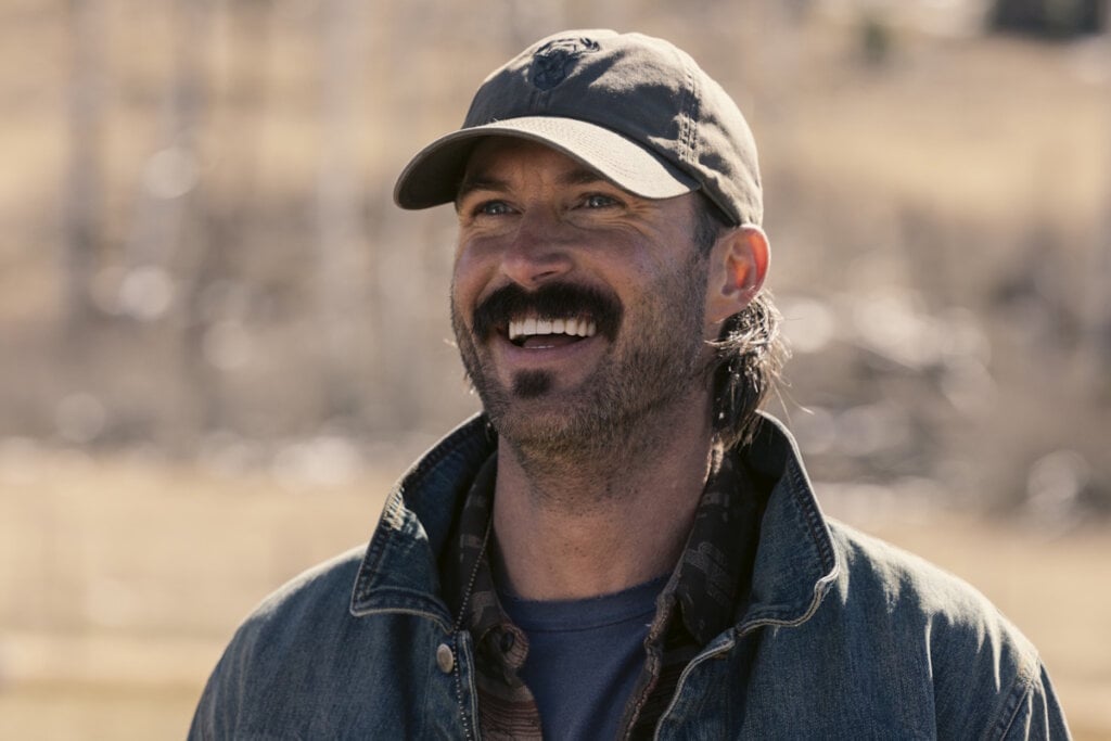 Riley Green as Garrett. Photo: Fred Hayes/CBS ©2025 CBS Broadcasting, Inc.