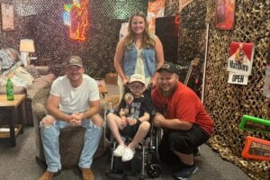 Morgan Wallen, Jameson and Family; Photo Courtesy Amanda Doud
