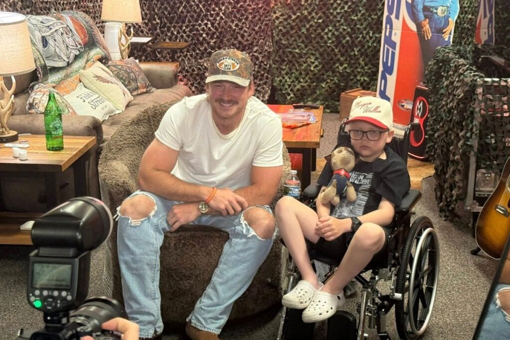 Morgan Wallen, Jameson and Family; Photo Courtesy Amanda Doud