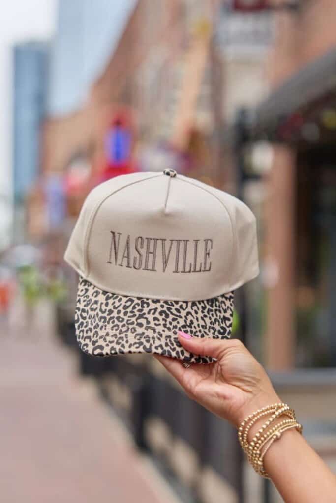 Nashville Leopard Trucker Hat; Pink Lily