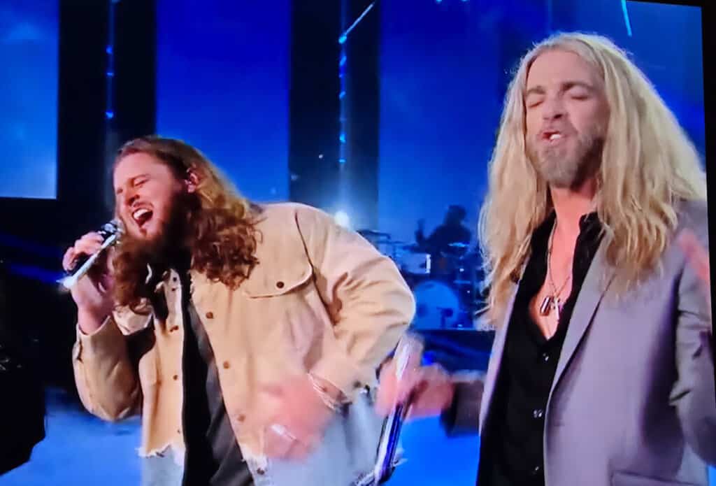 Bucky Covington, Chris Tungseth; Photo via ABC, American Idol
