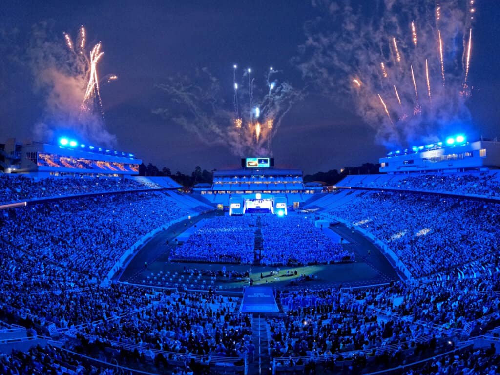 The University of North Carolina at Chapel Hill celebrated the graduation of over 7,183 students at the annual Spring Commencement on May 9, 2026; Photo by Rob Holliday/UNC-Chapel Hill