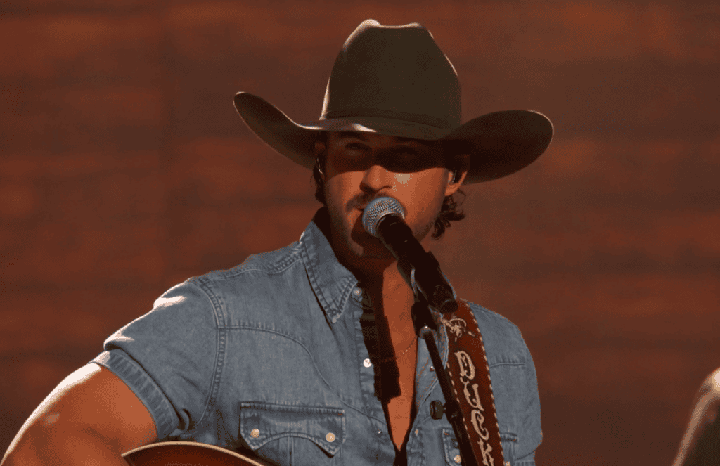 RIley Green; Photo Courtesy ACM Awards on Twitch
