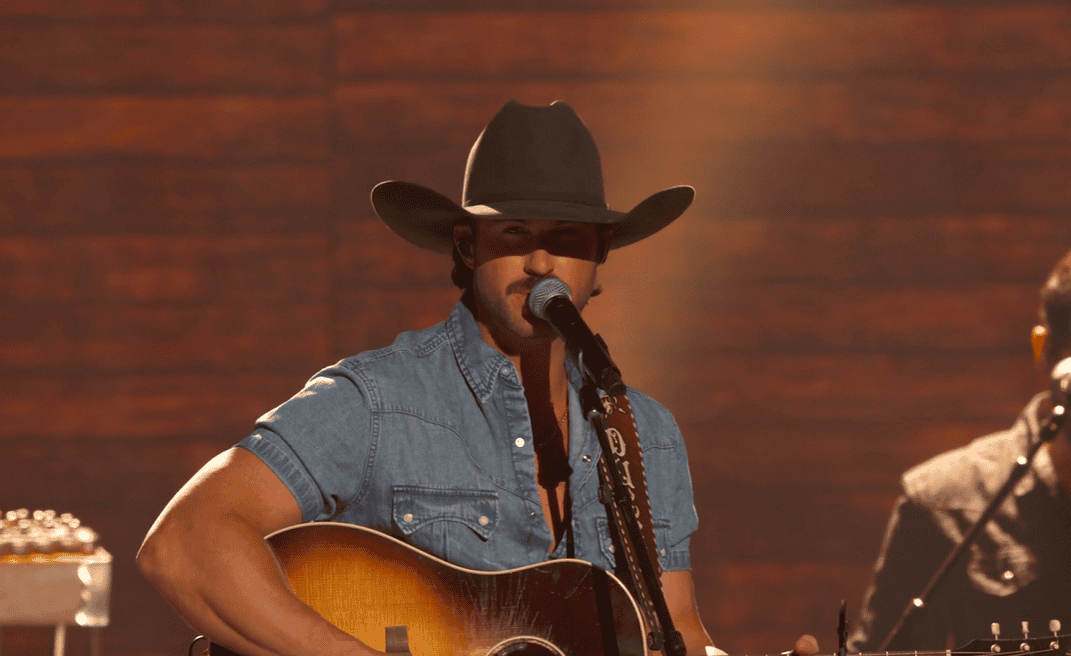 RIley Green; Photo Courtesy ACM Awards on Twitch