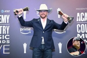 Cody Johnson; Photo Courtesy of Academy of Country Music, Photo Provided by Luke Combs