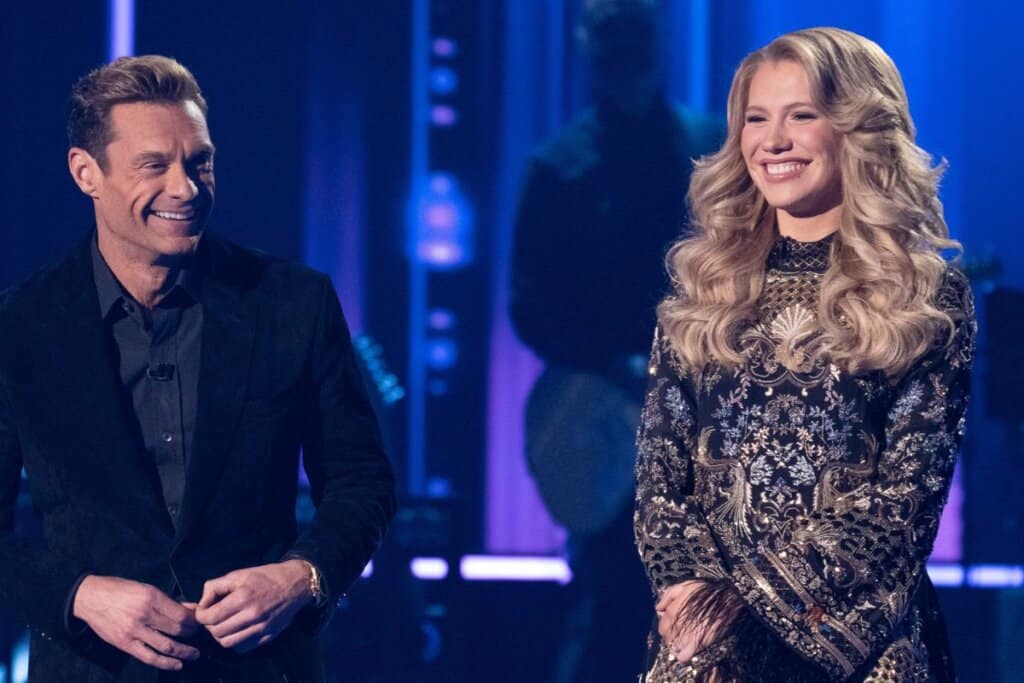 Ryan Seacrest, Hannah Harper;Photo via ABC, American Idol