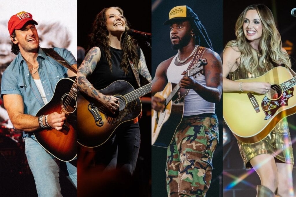 Photos Courtesy of Russell Dickerson, Ashley McBryde, Shaboozey, Carly Pearce