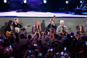 Carly Pearce, Molly Tuttle, Ricky Skaggs, and Shay Morgan; Photo by Camden Hall/CMA