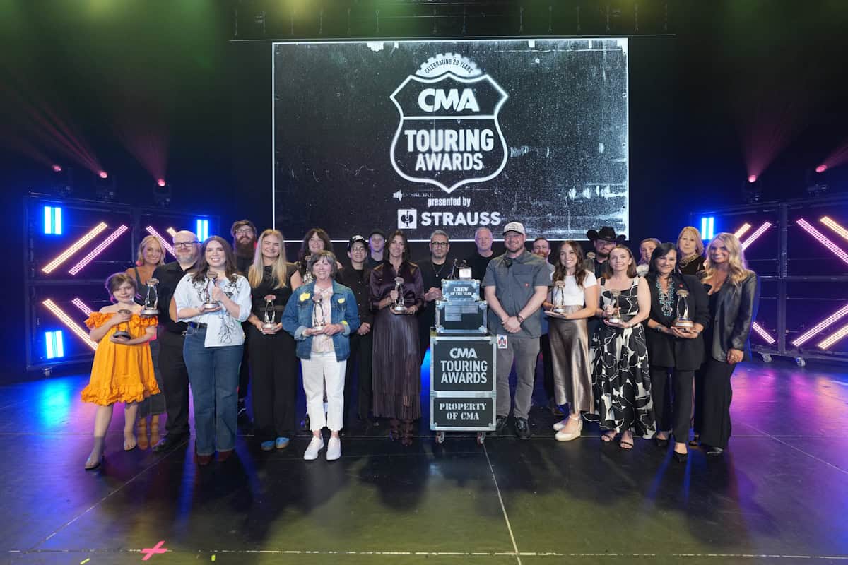 "The 20th Annual CMA Touring Awards" winners on Tuesday, June 2, 2026 at The Pinnacle in Nashville, TN; Photo by John Russell, CMA