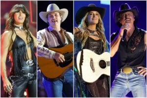 Ella Langley, Zach Top, Lainey Wilson, Tim McGraw; Photos Courtesy of CMA