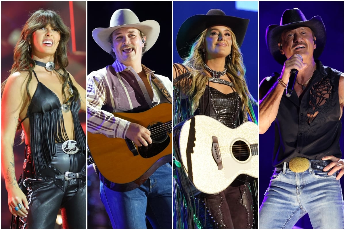 Ella Langley, Zach Top, Lainey Wilson, Tim McGraw; Photos Courtesy of CMA