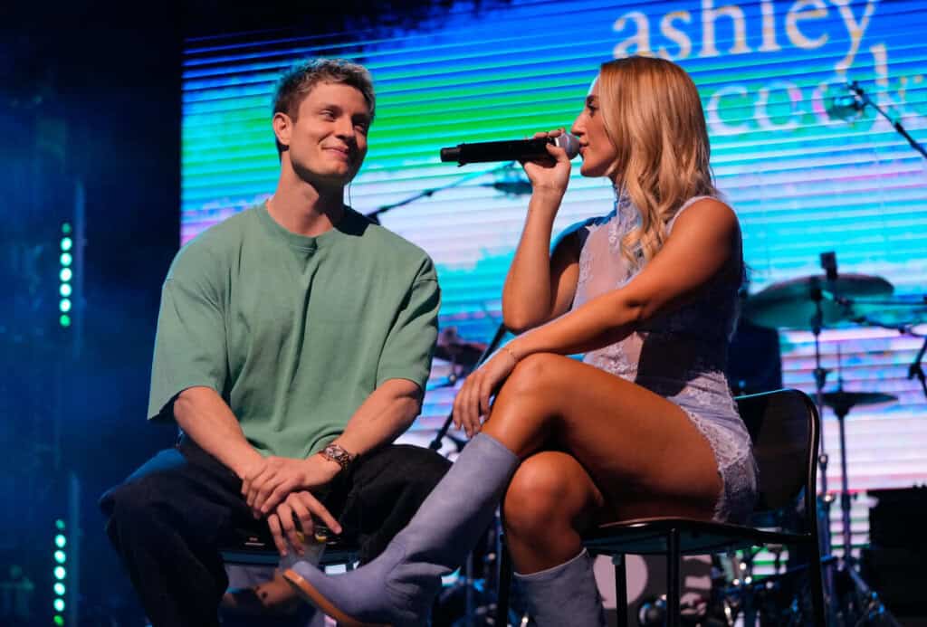 Matt Rife and Ashley Cooke onstage at Billboard Country Live held at Category 10; Photo Courtesy of Billboard