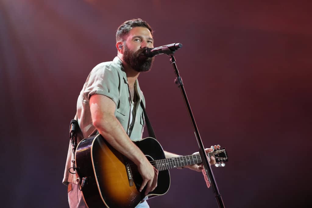Jordan Davis performs at Nissan Stadium on Saturday, June 6, 2026, during CMA Fest presented by SoFi in downtown Nashville; Photo Courtesy of CMA