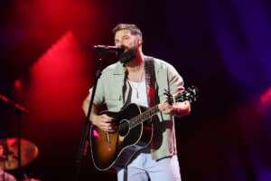 Jordan Davis performs at Nissan Stadium on Saturday, June 6, 2026, during CMA Fest presented by SoFi in downtown Nashville; Photo Courtesy of CMA
