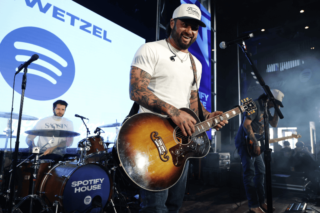 Koe Wetzel Kicks Off Day 1 of Spotify House at CMA Fest 2026 Credit: Getty Images for Spotify
