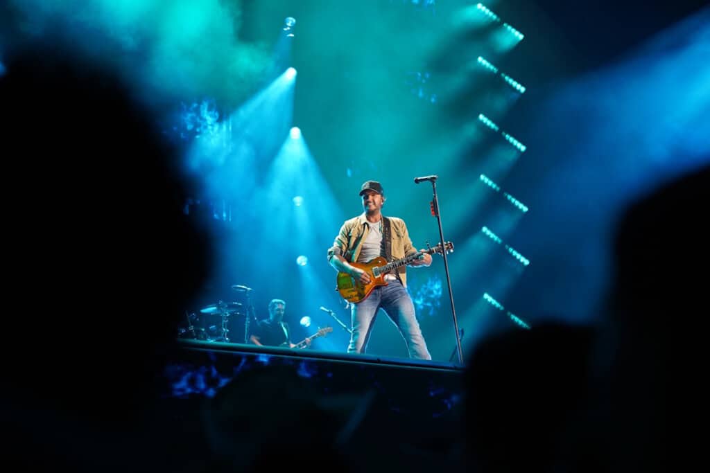 Luke Bryan performs at Nissan Stadium on Sunday June 7, 2026, during CMA Fest presented by SoFi in downtown Nashville; Photo Courtesy CMA 