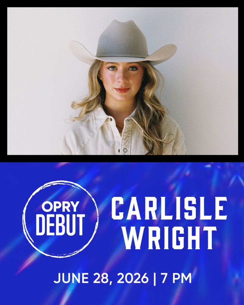 Carlisle Wright Opry Debut