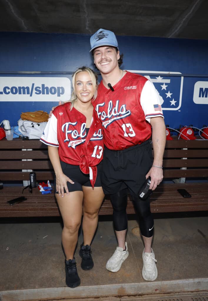 Priscilla Block and Zach John King; Photo by Jason Kempin/Getty Images for Folds of Honor Tennessee Inc.