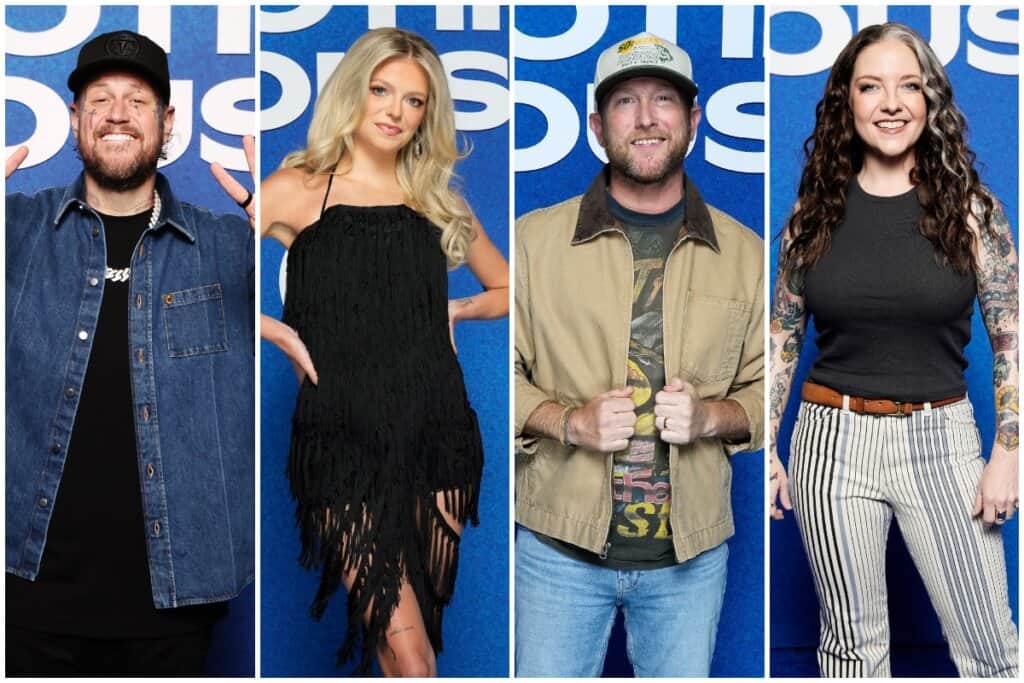 Jelly Roll, Carter Faith, Cole Swindell, Ashley McBryde at Spotify House 2026; Photo by Getty Images for Spotify